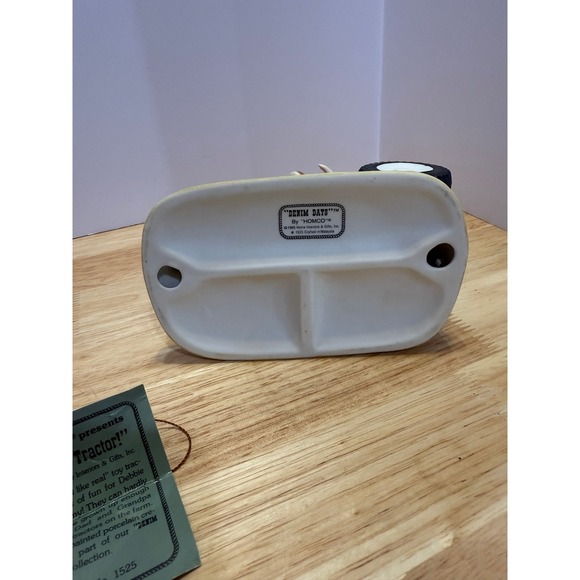 HOMCO Home Interiors "First Tractor!" #1525 – Denim Days – 1985 – Debbie & Danny - Picture 6 of 6